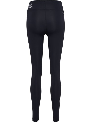 Hummel Leggings "Te Fundamental Mid Waist Tights" in Schwarz