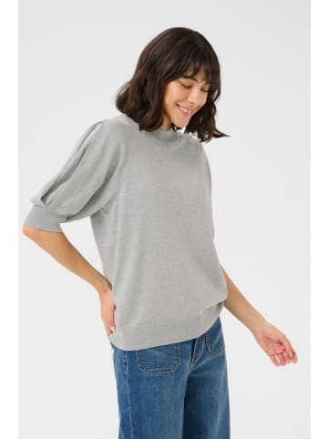Kaffe Strickpullover KAlone Regular fit in Grey Melange