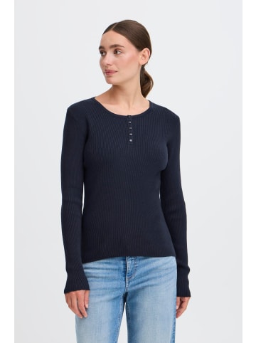 Oxmo Langarmshirt OXISOLRAY in Blau