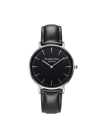 Victoria Hyde London Uhr Southfields Modern in Schwarz/Silber- (D)38mm