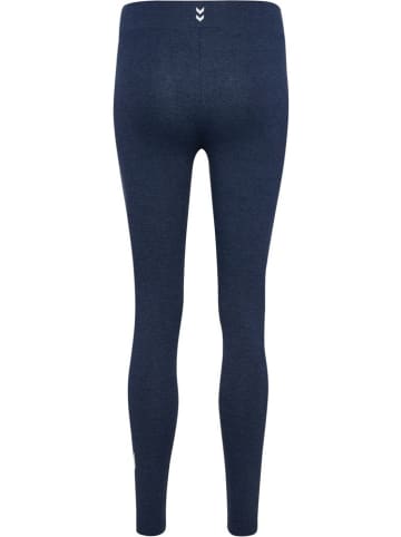 Hummel Leggings "Pulse Logo Mw Tights" in Blau