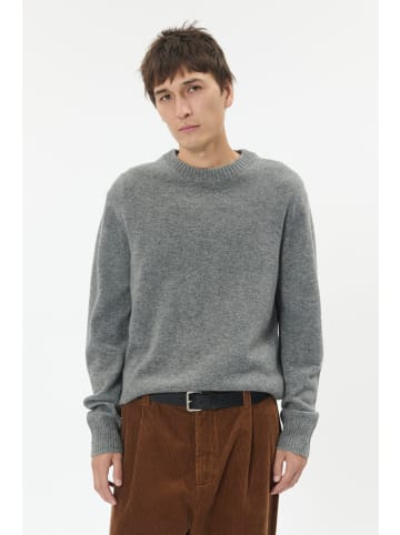 Matinique Strickpullover MAmaxwell Gerade Passform in Medium Grey Melange