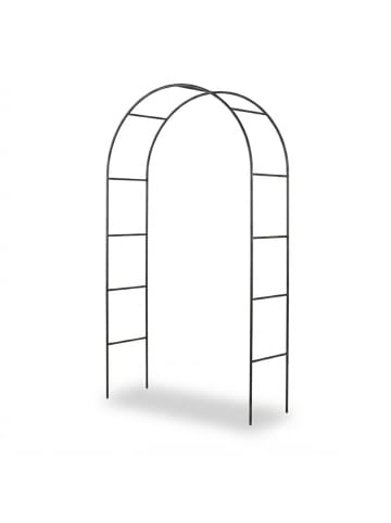2 x Rosenbogen in Schwarz - (B)140 x (H)240 x (T)38 cm