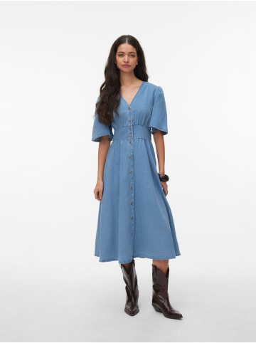 Vero Moda Jeanskleid in Light Blue Denim