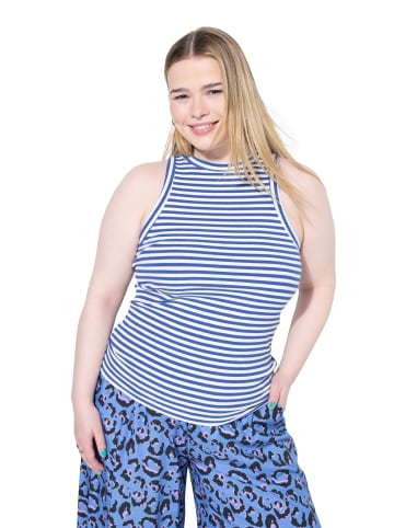 Studio Untold Strick-Top in himmelblau