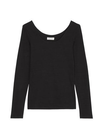 Marc O'Polo Longsleeve regular in Schwarz