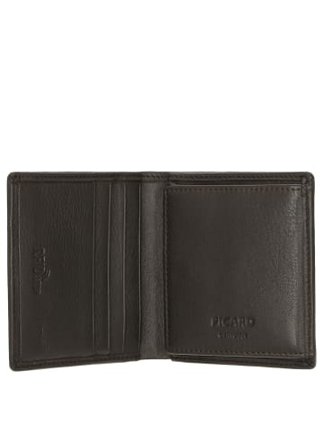 PICARD Franz 1 - Geldbörse 3cc 10 cm Rindsleder (cafe) in cafe