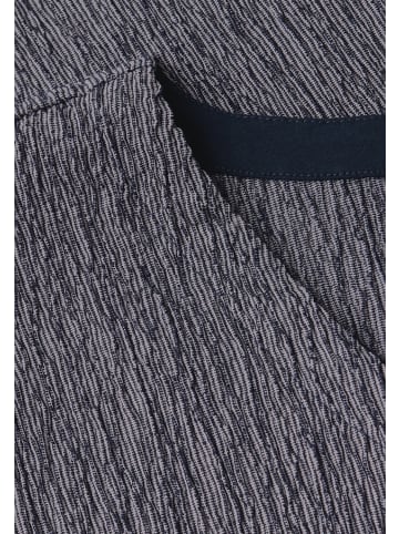 Cecil Shirt mit Crepe-Struktur in Blau