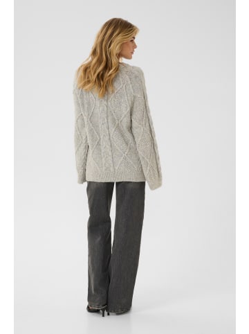 My Essential Wardrobe Strickpullover VeraMW Box fit in Light Grey Glitter