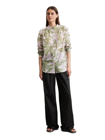Marc O'Polo Gemusterte Bluse relaxed in Light Pink