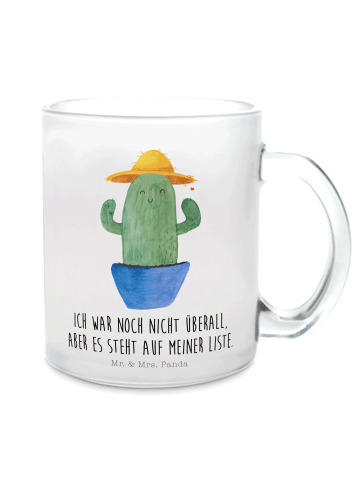Mr. & Mrs. Panda Pott Kaktus Hut mit Spruch in Transparent