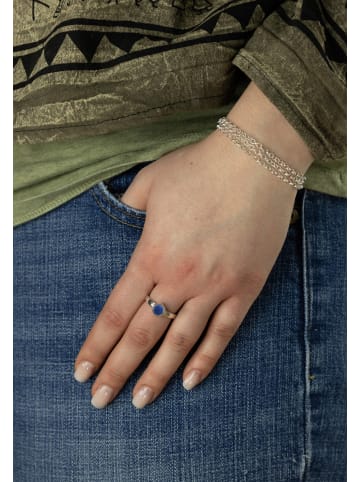 mantraroma 925er Silber - Ringe mit Lapis Lazuli
