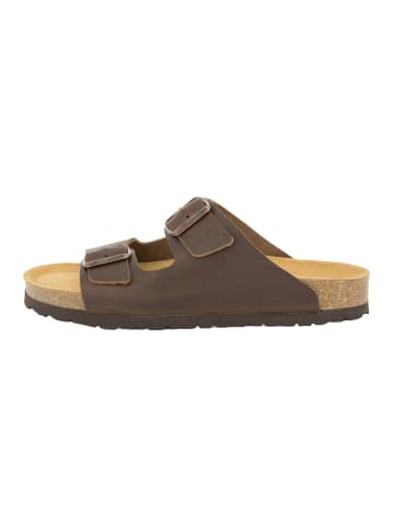 Piece of Mind Pantoletten Comfort in Dunkelbraun