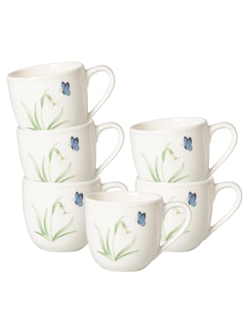 Villeroy & Boch 6er Set Mokka- / Espressotassen Colourful Spring 100 ml in bunt