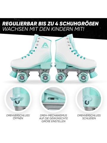 Apollo Rollschuhe Kinder " Classic Roller Retro " in Disco Time - Mint