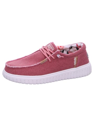 Fusion Leinenschuh  in Rot