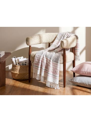 Beliani Kuscheldecke KAMAN in Rosa - (W) 125 x (H) 1 x (L) 150 cm