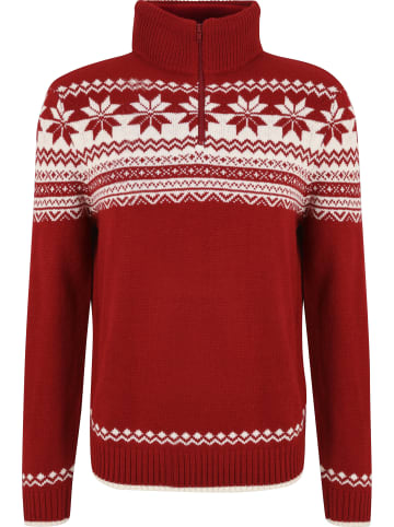 Brandit Turtle Neck Jumper in red