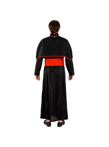 tectake Lange Kardinalsrobe, schwarz