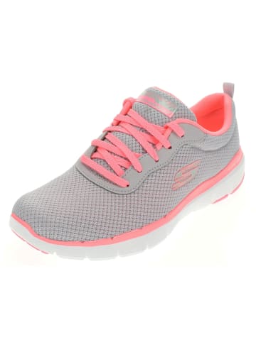 Skechers Sneaker Low in Grau/Pink