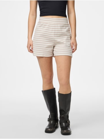 Pieces Shorts in Silver Gray