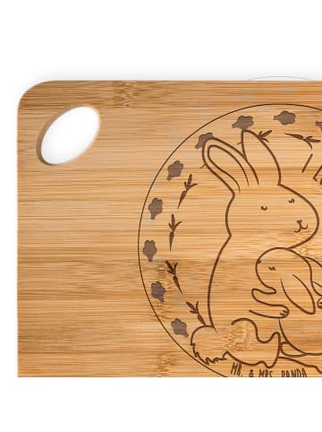 Mr. & Mrs. Panda Hackbrett Hase Mama Hug mit Spruch in Braun