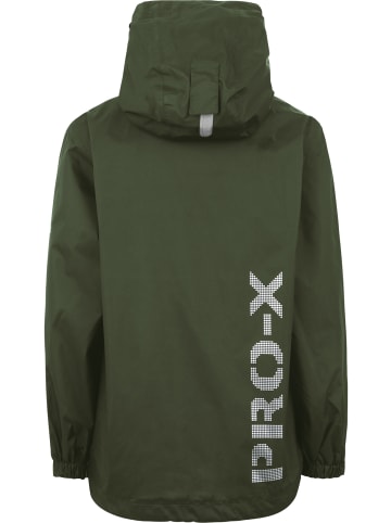 PRO-X elements Regenjacke "FLASHY" in Dark Olive-Grün