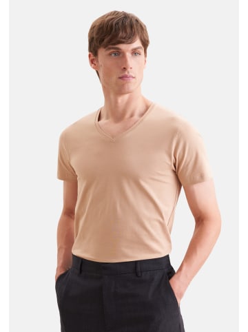 Seidensticker T-Shirt Slim in Beige