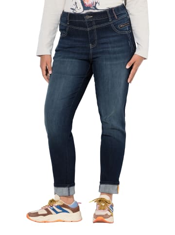LAURASØN Jeans in dark blue denim