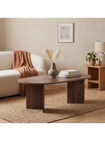 CALICOSY Tisch IRIS in Nussbaum - (W)119 x (H)39,8 x (L)60 cm