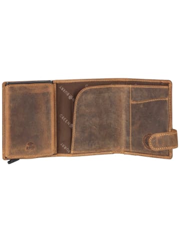 Greenburry Kreditkartenetui Vintage in Sattelbraun