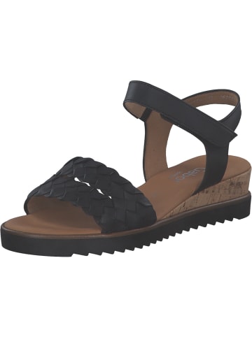 Gabor Comfort Keilsandaletten in schwarz