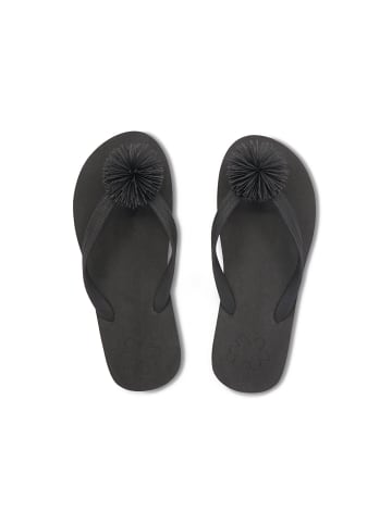 Flip Flop Zehentrenner "originals*fluffy" in black