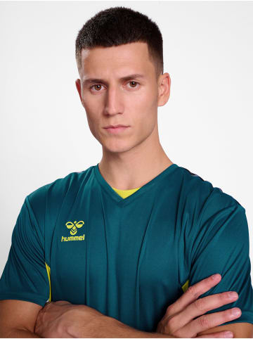 Hummel T-Shirt Hmlauthentic Herren in BLUE CORAL/SULPHUR SPRING