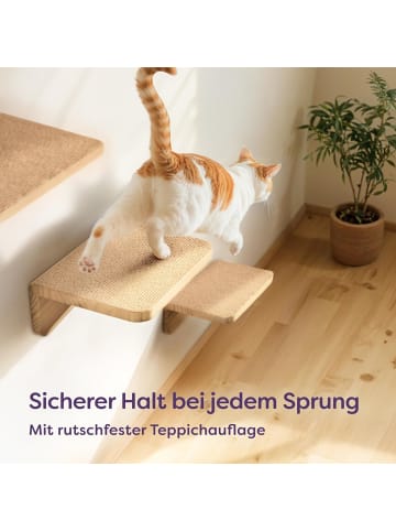 Knupis Katzen Kletterwand 3er Set – FSC® Kiefernholz für Spiel & Abenteuer