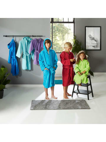 Erwin Müller Frottier Kinder-Kapuzenbademantel in blau