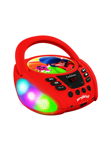 LEXIBOOK® Miraculous Bluetooth® CD-Player mit Lichteffekten