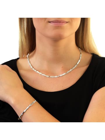 SilberDream 925 Sterling Silber Damen SilberDream Armbänder Bones ca. 19,3cm