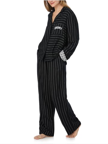 DKNY Channel The Flannel Nachtwäsche in schwarz