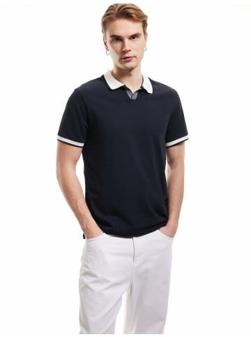KOTON TSHIRT SS POLO in Marineblau