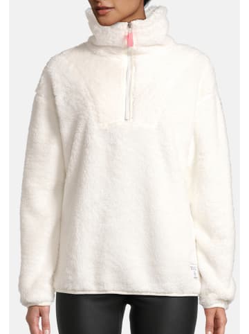 Salzhaut Fleecepullover Nevel in Offwhite