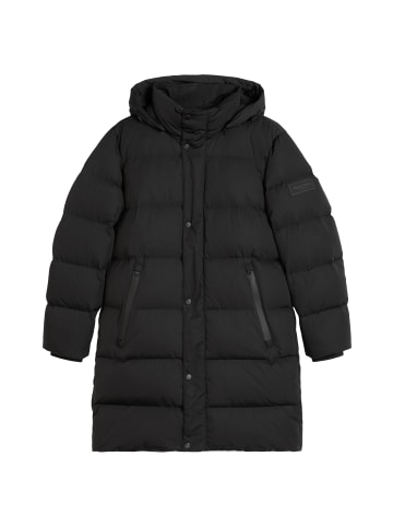 Marc O'Polo Lange Daunenjacke regular in Schwarz