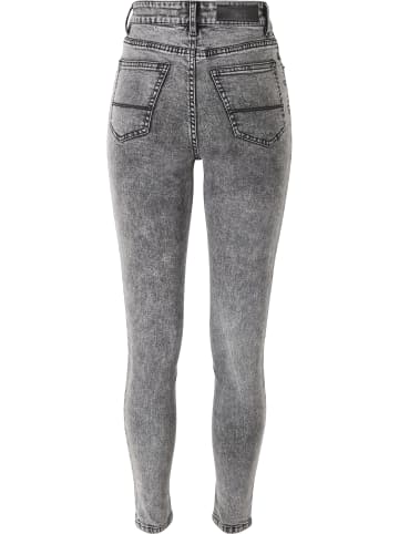 Urban Classics High Waist in black heavy acid washed