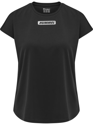 Hummel Hummel T-Shirt Hmlte Training Damen Atmungsaktiv Feuchtigkeitsabsorbierenden in BLACK