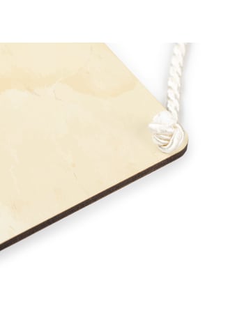 Mr. & Mrs. Panda Deko Schild Hahn Korn ohne Spruch in Vintage