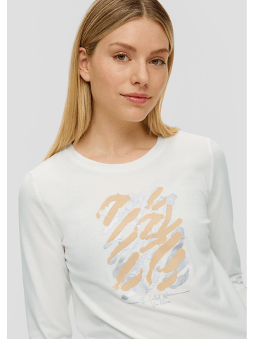 s.Oliver T-Shirt langarm in Beige