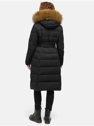 Tazzio Wintermantel "F806" - mit Kapuze - in Schwarz
