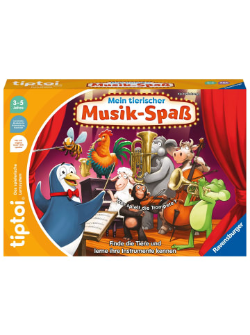 Ravensburger Ravensburger tiptoi Spiel 00169 Mein tierischer Musik-Spaß, Lernspiel für 1-4...