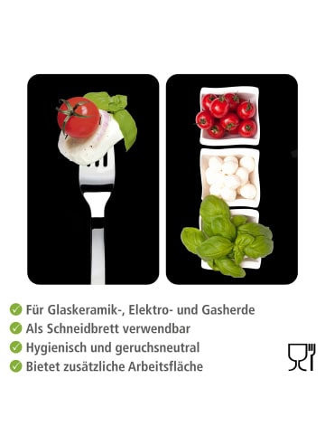 Wenko Herdabdeckplatte Universal Caprese 2er Set in Mehrfarbig