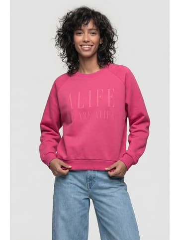 alife and kickin Rundhalspullover ThyraAK P in hot pink